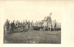 ** T2 Osztrák-magyar Katonák Mozsárágyúhoz Löveget Szállítanak / WWI Austro-Hungarian K.u.K. Soldiers With Mortar Cannon - Sin Clasificación