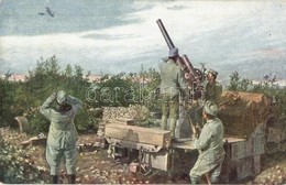 ** T2 Weltkrieg 1914-1916. Flieger-Abwehrkanone An Der Isonzofront / Osztrák-magyar Katonák Repülők Elleni Védekezésre S - Unclassified