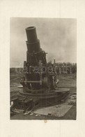 ** T1/T2 Osztrák-magyar Talpra Szerelt 30,5 Cm Kaliberű Mozsár / WWI Austro-Hungarian K.u.K. Military 30,5 Cm Mortar (Mö - Non Classés