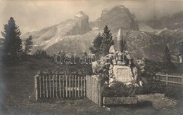 * T1/T2 Plätzwiese, Prato Piazza; Elesettek Emléke, Első Világháborús Katonai Emlékmű Az Olasz Fronton /  WWI Austro-Hun - Non Classés