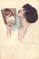 ** T2/T3 Italian Art Postcard, Lady. Anna & Gasparini 372-4. S: Nanni (EK) - Sin Clasificación