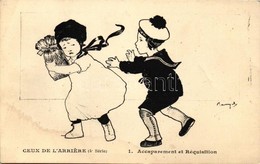 ** T3 Ceux De L'Arriere (4 Serie), 1. Accaparement Et Requisition / French Art Postcard, Children, Sailor S: Maryel (EB) - Zonder Classificatie