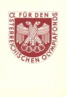 ** T2 1936 Für Den Österreichischen Olympiafonds. Zur Erinnerung An Die Fis-Wettkämpfe Innsbruck / For The Austrian Olym - Zonder Classificatie