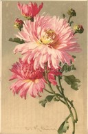 T2 Flowers, Litho. Meissner & Buch Künstlerpostkarten Serie 1705. Herbstboten S: C. Klein - Ohne Zuordnung