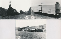 * 5 Db MODERN MÁV Magyar Államvasutak Vasúti Motívum Fotólap; Mozdonyok, Vagonok / 5 MODERN Hungarian State Railways Mot - Unclassified