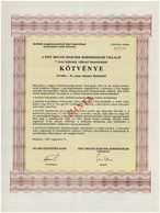 1985-1988. 7db-os Kötvény Tétel, Mind 'MINTA' '0000'-ás Sorszámmal, Benne: 'A Magyar Posta Körzeti Telefonkötvénye', 'A  - Non Classés