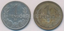 1926-1927. 1P Ag (2x) T:2,2- Patina - Non Classés