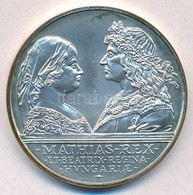 1990. 500Ft Ag 'Mátyás Király / Beatrix' T:BU 
Adamo EM113 - Unclassified