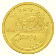 1997. 'Európa - Franciaország' Au Emlékérem (3,12g/0.585/20mm) T:PP
1997. 'Europe - France' Au Commemorative Medallion ( - Non Classés