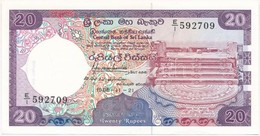 Sri Lanka 1988. 20R T:I
Sri Lanka 1988. 20 Rupees C:UNC
Krause 97.a - Non Classés