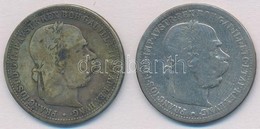 Ausztria 1893-1894. 1K Ag 'Ferenc József' (2xklf) T:3 Patina
Austria 1893-1894. 1 Corona Ag 'Franz Joseph' (2xdiff) C:F  - Non Classés