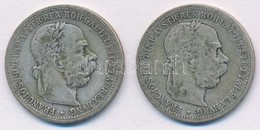 Ausztria 1899-1900. 1K Ag 'Ferenc József' (2xklf) T:2-
Austria 1899-1900. 1 Corona 'Franz Joseph' (2xdiff)  C:VF - Non Classés