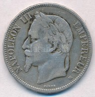 Franciaország / Második Császárság 1869BB 5Fr Ag 'III. Napóleon' Strasbourg T:2-,3
France / Second Empire 1869BB 5 Franc - Unclassified