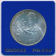 Lengyelország 1987. 10.000Zl Ag 'II. János Pál Pápa' T:1
Poland 1987. 10.000 Zlotych Ag 'Pope John Paul II' C:UNC - Non Classés