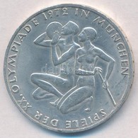 NSZK 1972J 10M Ag 'Müncheni Olimpia - Térdelő Atléták' T:1-,2 Ph.
FRG 1972J 10 Mark Ag 'Münich Olympics - Athletes Kneel - Unclassified