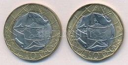 Olaszország 1997. 1000L 'EU' (2xklf) Egyik Hibás Térképpel T:1-
Italy 1997. 1000 Lire 'European Union' (2xdiff) One With - Non Classés