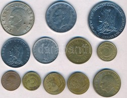 Törökország 1922-1995. 5k-1000L (12xklf) T:1-,2
Turkey 1922-1995. 5 Kurush - 1000 Lira (12xdiff) C:AU,XF - Unclassified