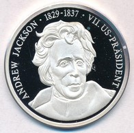 Németország 1992. 'Andrew Jackson - Az Amerika Egyesült Államok Elnökei' Jelzett Ag Emlékérem, Tanúsítvánnyal (15g/0.999 - Zonder Classificatie