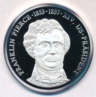 Németország 1993. 'Franklin Pierce - Az Amerika Egyesült Államok Elnökei' Jelzett Ag Emlékérem, Tanúsítvánnyal (15g/0.99 - Unclassified