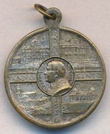 Vatikán 1933. 'XI. Pius Pápa' Fém Medál Füllel (24mm) T:2
Vatican 1933. 'Pope Pius XI' Metal Medallion With Ear (24mm) C - Non Classificati