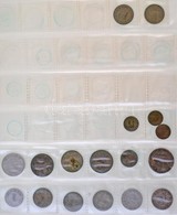 ~211db-os Vegyes Magyar és Külföldi Fémpénz Tétel Berakólapokon T:vegyes
~211pcs Of Various Metal Coins In Binder Sheets - Ohne Zuordnung