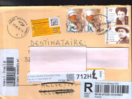 Romania - Registered Letter Circulated In 2018 From Suceava At Geneva,Helvetia And  Return In Romania - Storia Postale