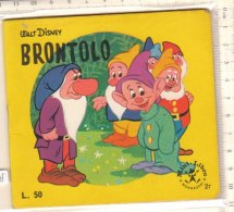 PO7719D# MINI LIBRO N.2r  Walt Disney BRONTOLO Ed.Mondadori 1968 - Antiquariat