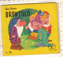 PO7719D# MINI LIBRO N.2r  Walt Disney BRONTOLO Ed.Mondadori 1968 - Antiguos