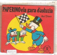 PO7722D# MINI LIBRO N.55 Walt Disney PAPERINO E LA GARA D'ASTUZIA Ed.Mondadori 1966 - Antiquariat