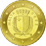 Malte, 10 Euro Cent, 2008, FDC, Laiton, KM:128 - Malte