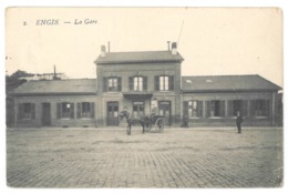Belgique. Engis, La Gare. Carte Inédite (4484) - Engis
