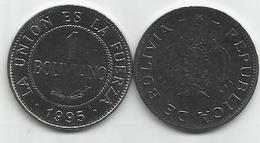 Bolivia 1 Boliviano 1995. High Grade - Bolivie