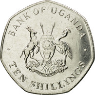 Monnaie, Uganda, 10 Shillings, 1987, SUP, Nickel Plated Steel, KM:30 - Ouganda