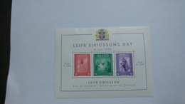 Island-leifr Eiricssons Day 9.10.1938-(block3stamp)-mint - Blokken & Velletjes