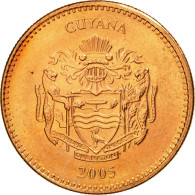 Monnaie, Guyana, 5 Dollars, 2005, Royal Mint, TTB, Copper Plated Steel, KM:51 - Guyana