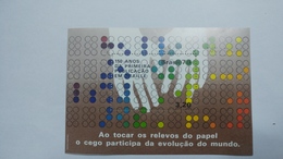 Brasil-ao Tocar Os Relevos Do Papel-(block1stamp)-mint - Blocks & Sheetlets