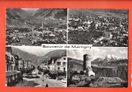 FKC-38 Souvenir De Martigny, Multivues. Non Circulé. Rouge - Martigny