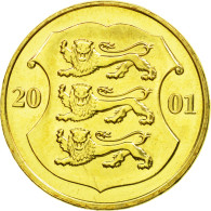 Monnaie, Estonia, Kroon, 2001, No Mint, SPL, Aluminum-Bronze, KM:35 - Estonie