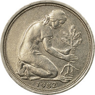 Monnaie, République Fédérale Allemande, 50 Pfennig, 1982, Munich, TTB - 50 Pfennig