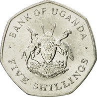 Monnaie, Uganda, 5 Shillings, 1987, SUP, Nickel Plated Steel, KM:29 - Ouganda