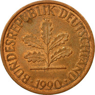 Monnaie, République Fédérale Allemande, 2 Pfennig, 1990, Munich, TTB, Copper - 2 Pfennig