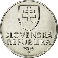 Monnaie, Slovaquie, 2 Koruna, 2003, SUP, Nickel Plated Steel, KM:13 - Slowakei