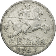Monnaie, Espagne, 10 Centimos, 1953, TB+, Aluminium, KM:766 - 10 Centiemen