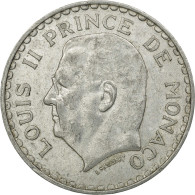 Monnaie, Monaco, Louis II, 5 Francs, 1945, Poissy, TTB, Aluminium - 1922-1949 Louis II