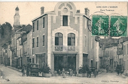Delcampe - AIRE - Sur - ADOUR  ( 40 )   Le  Café  Terminus En  1900 - Aire