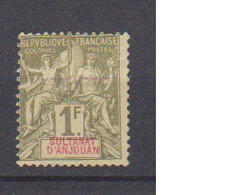 ANJOUAN       N°  YVERT  :     13    NEUF AVEC  CHARNIERES      (  CH   58   ) - Unused Stamps