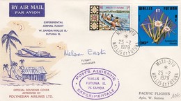 POSTE AERIENNE EXPERIMENTALE WALLIS FUTUNA SAMOA. SIGNATURE FLIGHT MANAGER - Otros & Sin Clasificación