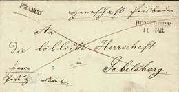 1846- Letter From POYSDORF / 11 MAR  To Gobelsburg " Franco "  + FRANCO - ...-1850 Préphilatélie