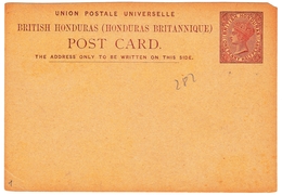 Entier Postal British Honduras Postal Stationery Honduras Britanique - Britisch-Honduras (...-1970)