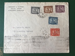 Indochine - Lettre De Dalat (Annam) Pour Les USA - 1940 - (C1479) - Brieven En Documenten